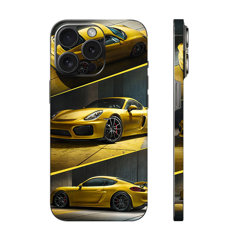 Porsche 718 Cayman iPhone Skin+Case 570